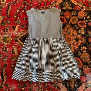 Madewell gingham dress, XS